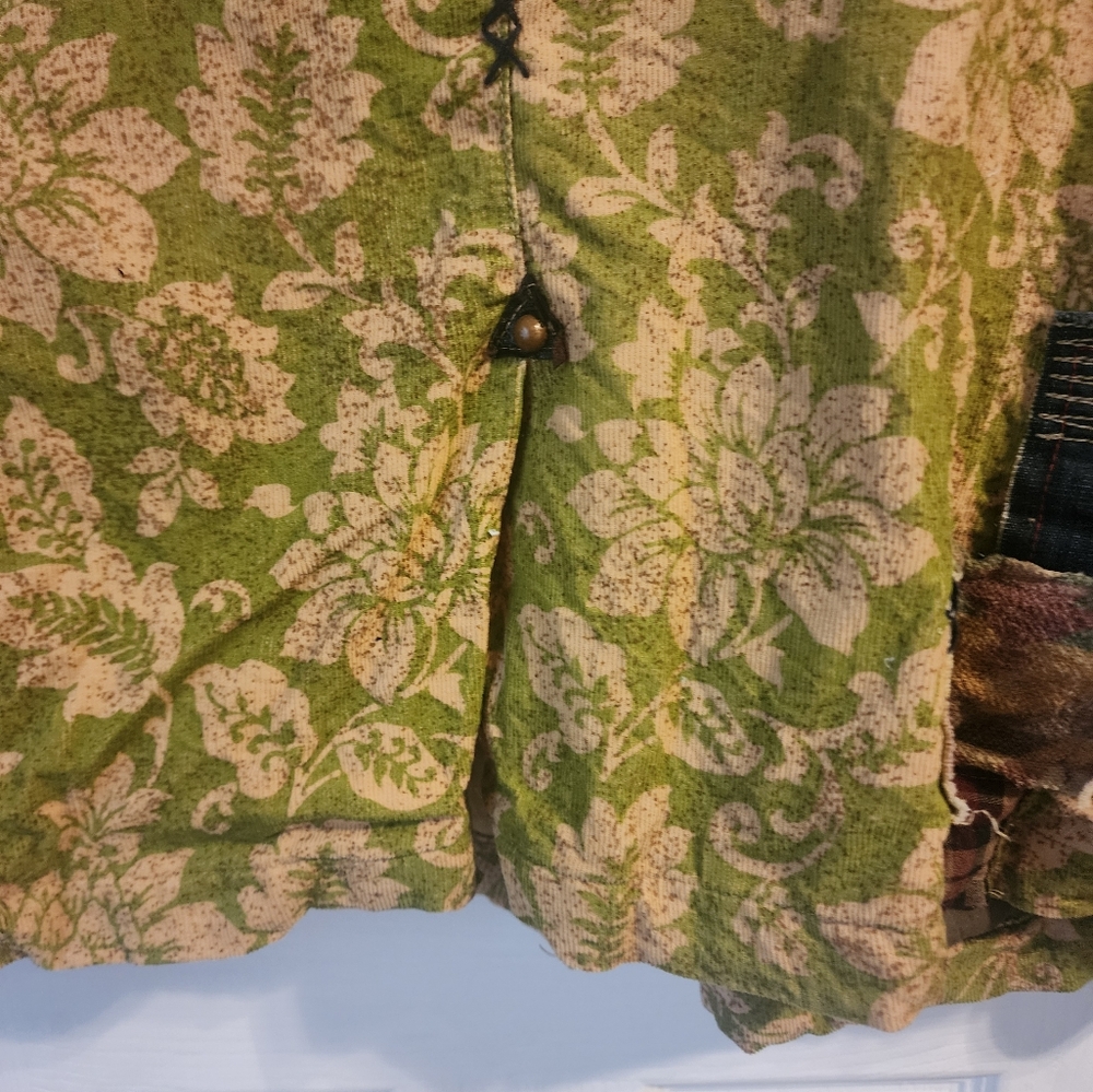 Double D Ranch Green Patchwork Jacket - Picture 11 of 15